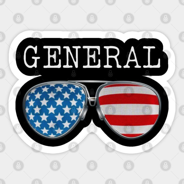 USA PILOT GLASSES GENERAL Sticker by SAMELVES